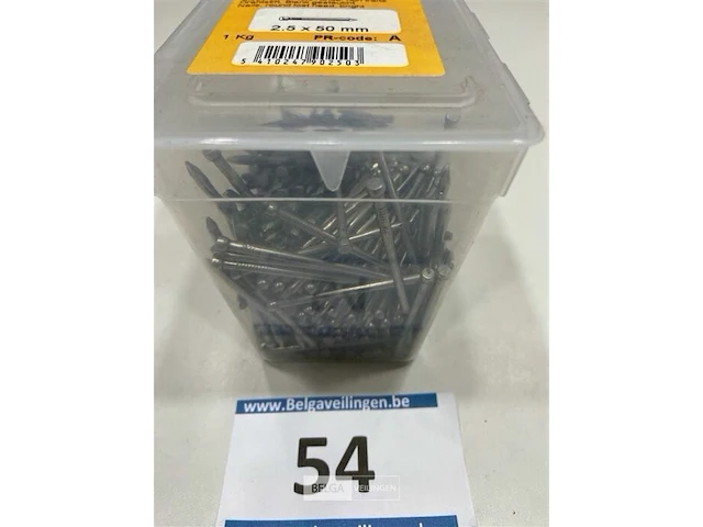 1 kg nagels met ronde kop 2,5 x 50 mm - afbeelding 3 van  3