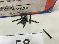 1 kg stalen nagels 2 x 20 mm - afbeelding 3 van  3
