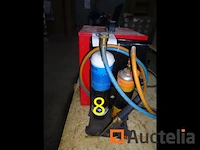 1 kleine brander met twee cilinders, 1 werkplaatsverwarming 3,3kw peperel - afbeelding 2 van  2