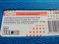 1 krachtdoppenset 10 delig 1/2" - afbeelding 6 van  6