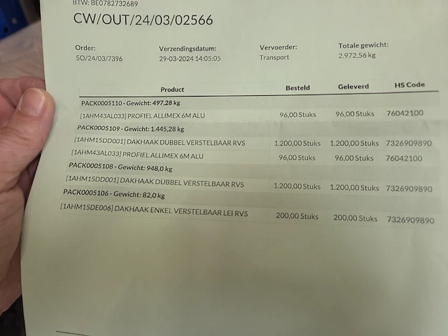 1 krat inhoud zie packlijst - afbeelding 2 van  3