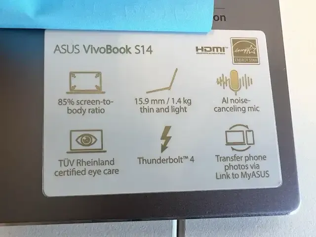 1 laptop asus vivobook s14 intel core i5 - afbeelding 5 van  8
