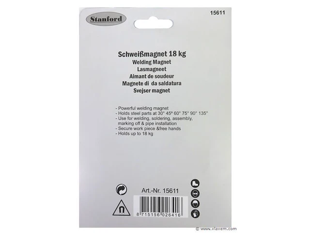 1 lasmagneet 18kg - afbeelding 3 van  3