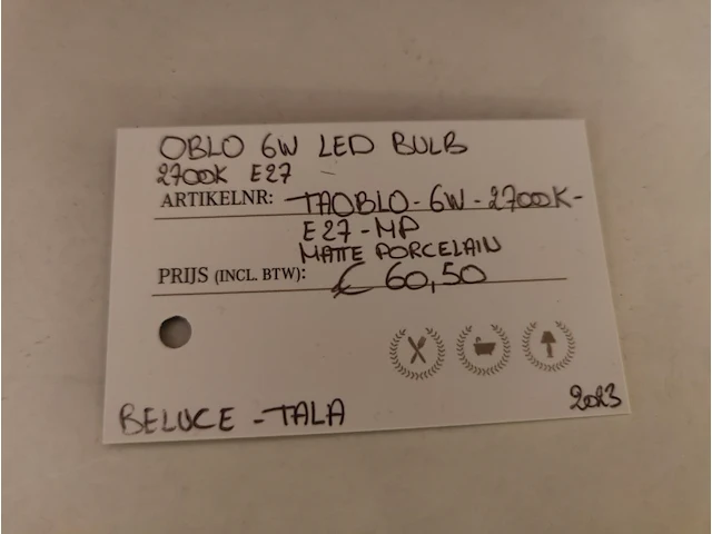 1 ledlamp tala bulp oblo - afbeelding 2 van  2