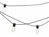1 lichtsnoer papaya 10m 10 kleine lampen - extra warm wit - afbeelding 2 van  9
