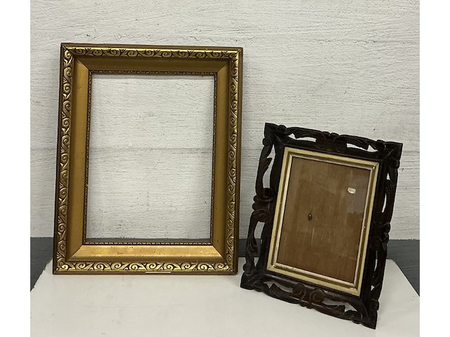1 lot: 2 x oude kaders - afbeelding 1 van  1