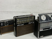 1 lot :3 x oude radio's (niet getest) - afbeelding 1 van  2