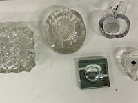 1 lot : 5 x glazen asbakken - afbeelding 1 van  1