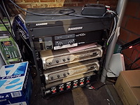 1 lot div muziekboxen en versterker jbsystems - afbeelding 1 van  15