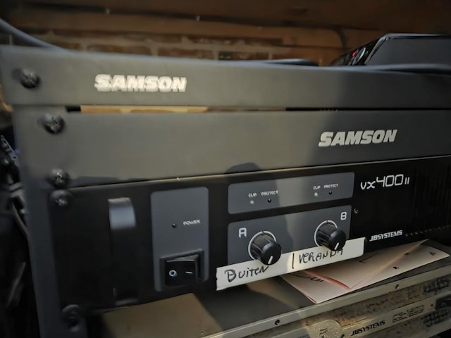 1 lot div muziekboxen en versterker jbsystems - afbeelding 8 van  15