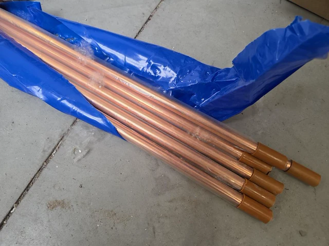 1 lot koperen aardstaven muller fix 117 - afbeelding 2 van  3