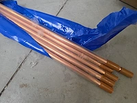1 lot koperen aardstaven muller fix 117 - afbeelding 2 van  3
