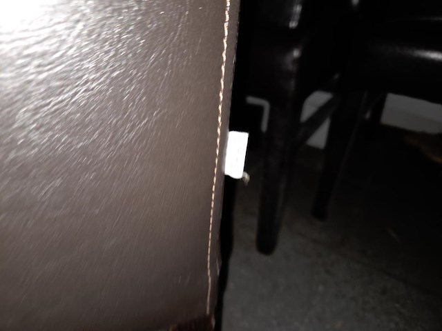 1 lot plm 25 semi lederen stoelen - afbeelding 5 van  5