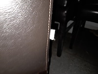 1 lot plm 25 semi lederen stoelen - afbeelding 5 van  5