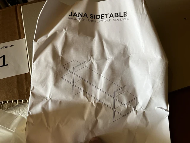 1 lot sidetafels woood basiclabel model jana - afbeelding 3 van  3
