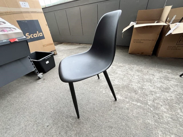 1 lot stoelen noah black - afbeelding 4 van  6