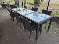 1 lot terrasmeubilair in wicker - afbeelding 2 van  18