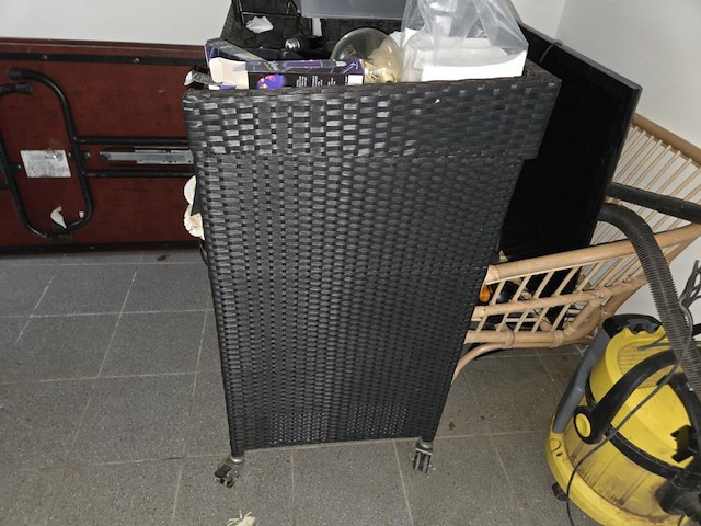 1 lot terrasmeubilair in wicker - afbeelding 10 van  18