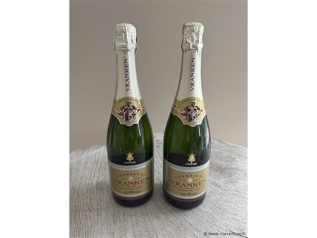 1 lot van 2 flessen vranken champagne premier cru - afbeelding 1 van  1
