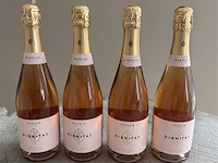 1 lot van 4 flessen dignitat cava rosé - afbeelding 1 van  1