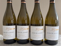 1 lot van 4 flessen juan de juanes chardonnay - afbeelding 1 van  1