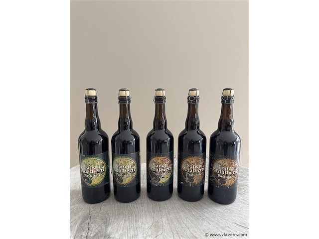 1 lot van 5 flessen sancti adalberti pastorale - afbeelding 1 van  1