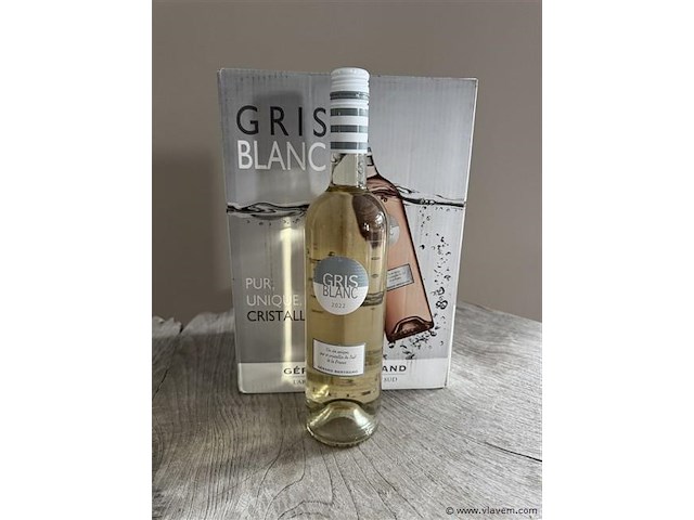 1 lot van 6 flessen gris blanc + 1 lot van 4 flessen - afbeelding 1 van  2
