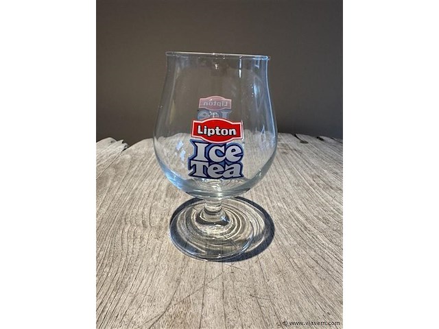 1 lot van 6 glazen ice tea - afbeelding 1 van  1