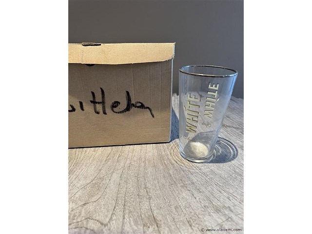 1 lot van 6 glazen mystic white - afbeelding 1 van  1