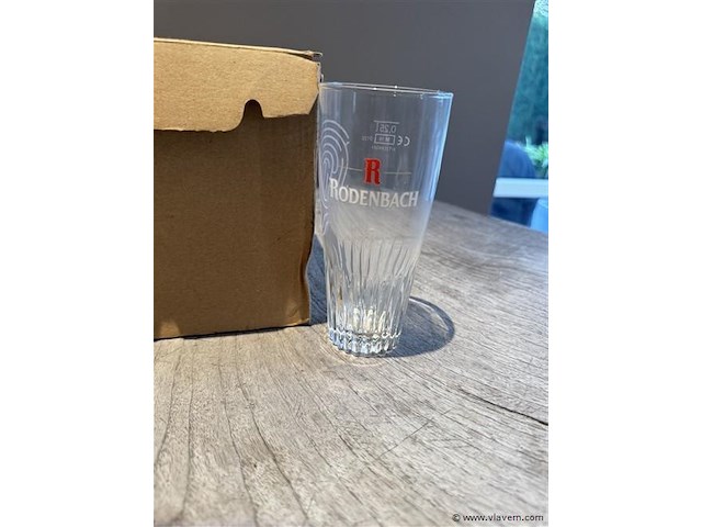 1 lot van 6 glazen rodenbach - afbeelding 1 van  1