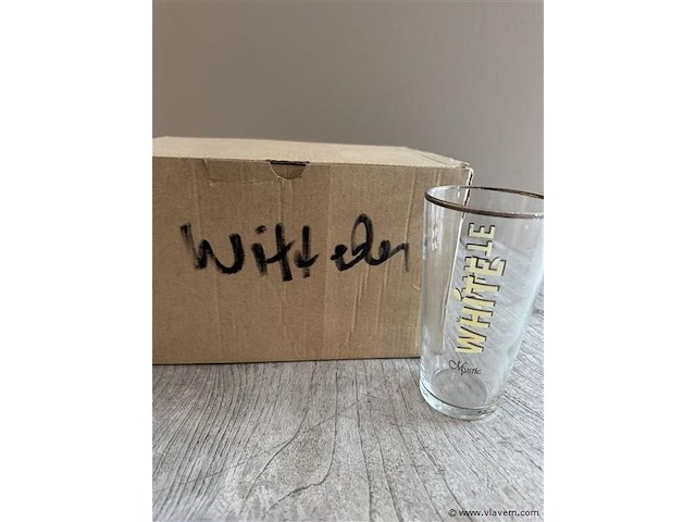 1 lot van 6 glazen white mystic - afbeelding 1 van  1