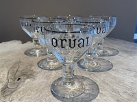 1 lot van 6 orval glazen - afbeelding 1 van  1