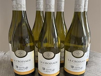 1 lot van 7 flessen la croisade chardonnay-grenache blanc - afbeelding 1 van  1