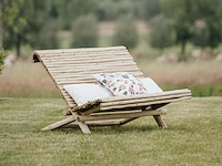 1 loungebank in hout - afbeelding 2 van  3