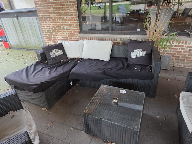 1 loungeset in wicker - afbeelding 2 van  6