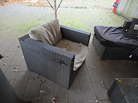 1 loungeset in wicker - afbeelding 4 van  6