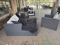 1 loungeset in wicker - afbeelding 5 van  6