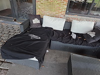 1 loungeset in wicker - afbeelding 3 van  5