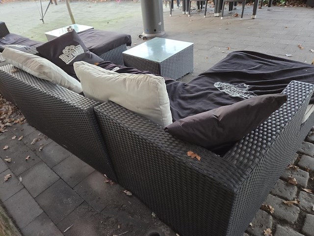 1 loungeset in wicker - afbeelding 5 van  5