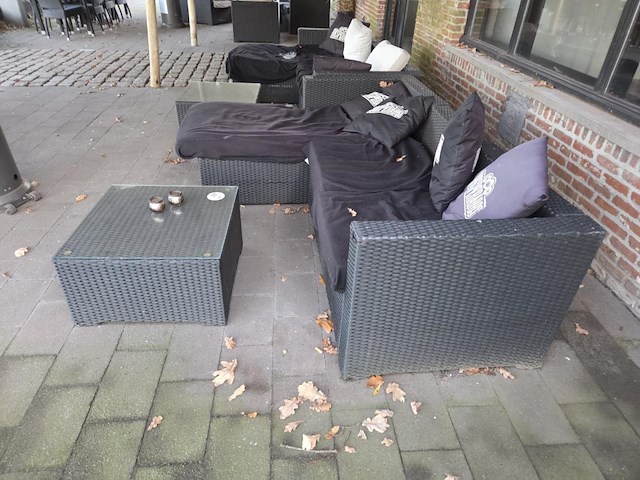 1 loungeset in wicker - afbeelding 3 van  4