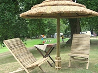1 loungestoel in hout - afbeelding 4 van  4