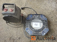 1 lumx merk bouwspot, 1 ventilator - afbeelding 1 van  2
