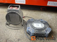 1 lumx merk bouwspot, 1 ventilator - afbeelding 2 van  2