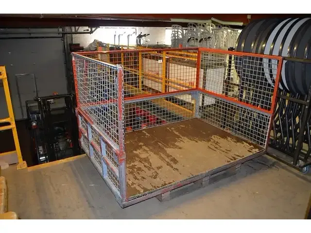 1 metaal palletbox 130x200cm (1129) - afbeelding 3 van  5
