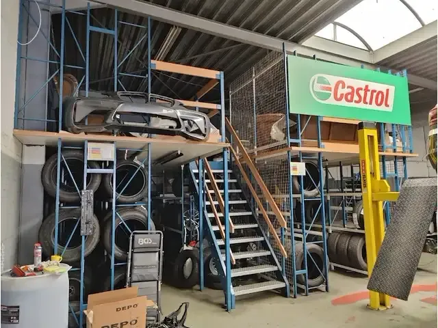 1 metalen magazijn/bandenstelling - afbeelding 1 van  29