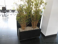 1 metalen plantenbakken 40x40x100 - afbeelding 1 van  1