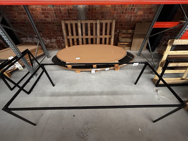 1 metalen tafelonderstel felix - 220cm - afbeelding 2 van  4