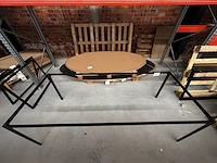 1 metalen tafelonderstel felix - 220cm - afbeelding 2 van  4