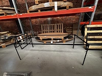 1 metalen tafelonderstel felix - 240cm - afbeelding 1 van  4