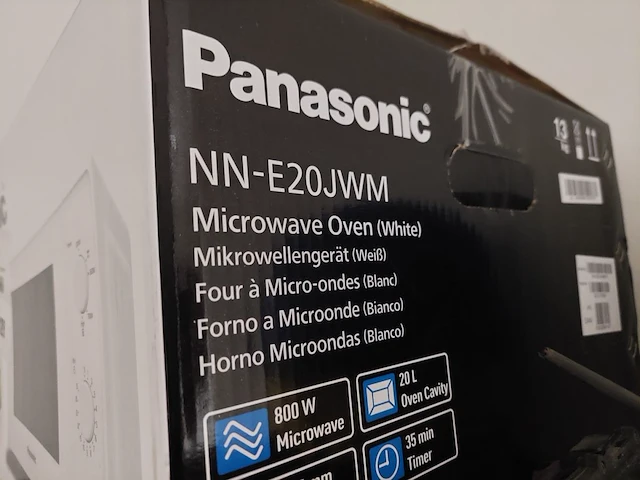 1 microgolfoven panasonic nn-e20jwm - afbeelding 4 van  4